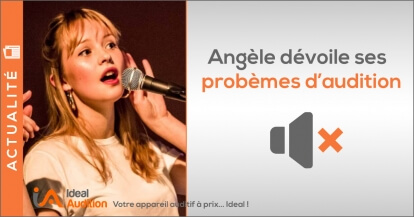 La chanteuse Angèle souffre de problèmes d'audition 