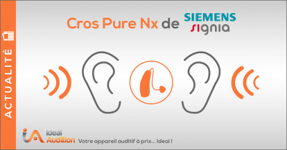 Cros Pure Nx de Signia : une solution connectée pour perte auditive unilatérale 
