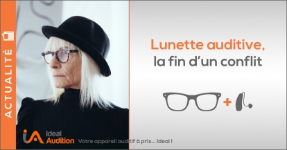 La lunette auditive : la fin du conflit entre appareils auditifs et lunettes de vue ? 