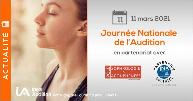 JNA 2021 et Pôle sophrologie et acouphènes en partenariat le 11 mars 2021