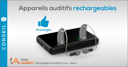 Quel est l’avantage d’un appareil auditif rechargeable ?