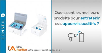 produits d'entretien pour nettoyer les appareils auditifs (spray, lingettes,  kit de nettoyage, capsules anti-humidité) lyon - Audioprothésiste pour appareil  auditif pas cher sur Bordeaux - AUDITION CONFORT