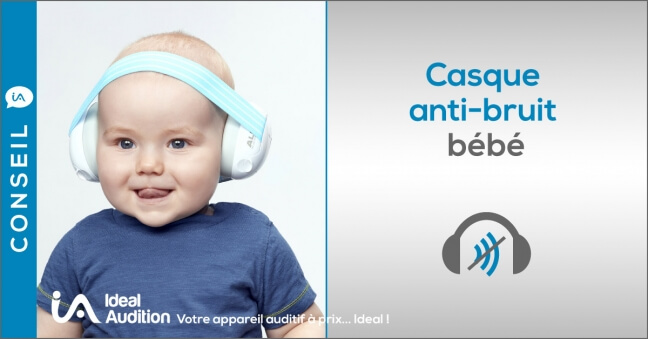 Casque anti-bruit pour bébé (dès 3 mois)