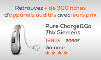 Plus de 300 fiches avec prix des appareils auditifs 