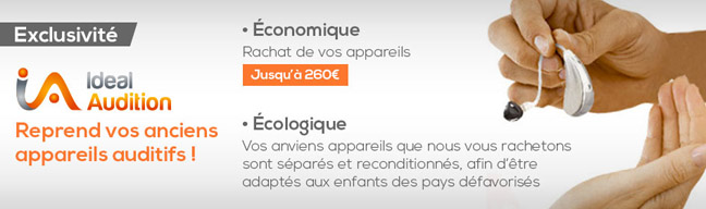 Rachat des appareils auditifs 