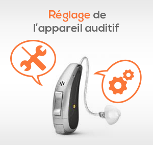 Réglage des appareils auditifs 